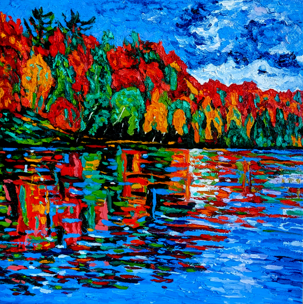 Autumn Shoreline, Lake of Bays