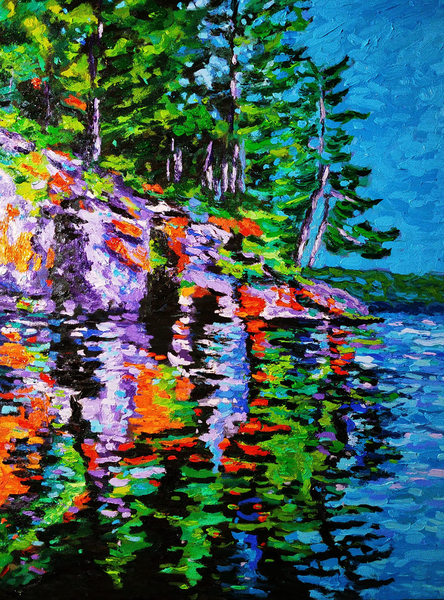 Haystack Island Reflections
