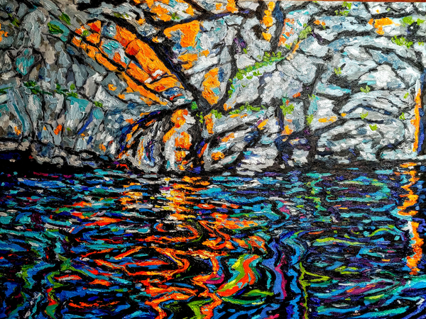 Haystack Island Rockface #1